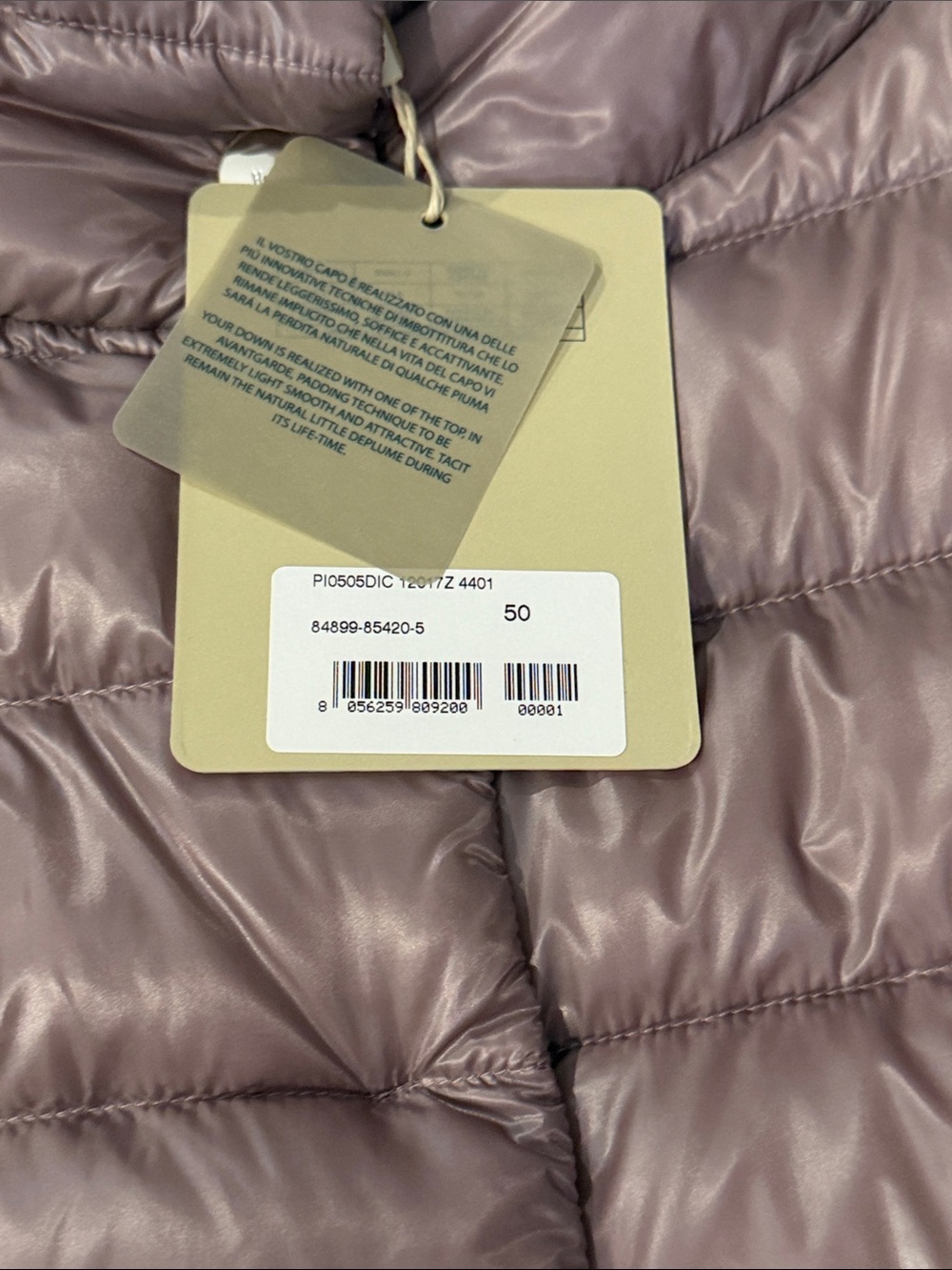 NWT Herno Amelia Water Resistant Stand Collar Puffer jacket - size 50 (US 14) - Picture 2 of 12
